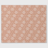 Papier Cadeau Oriental Beige Ensyucha Star Asanoha Japon Motif (Plat)