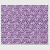 Papier Cadeau Oriental violet Ayame Star Asanoha Japon Motif (Plat)
