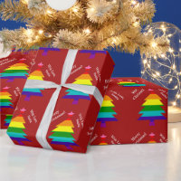 Original 8 bandes LGBT Pride Drapeau LGBTQ Noël