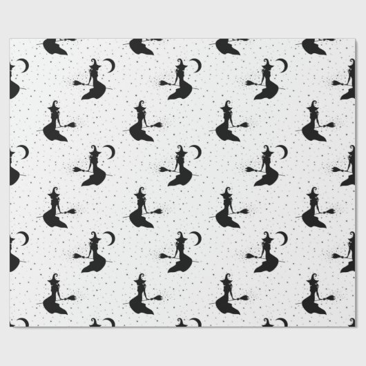 Papier Cadeau Original Halloween Witch Pattern (Plat)