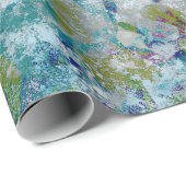 Papier Cadeau Original Moderne Un Design D'Art Abstrait (Coin rond)