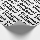 Papier Cadeau Original Thinker (Coin)
