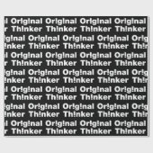 Papier Cadeau Original Thinker (Plat)