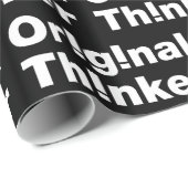 Papier Cadeau Original Thinker (Coin rond)