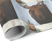 Papier Cadeau Orignaux de chocolat (Coin rond)