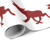 Papier Cadeau Orignaux de chocolat (Coin rond)