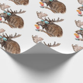 Papier Cadeau Orignaux des vacances (Coin)