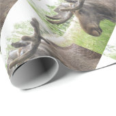 Papier Cadeau Orignaux malfaisants (Coin rond)