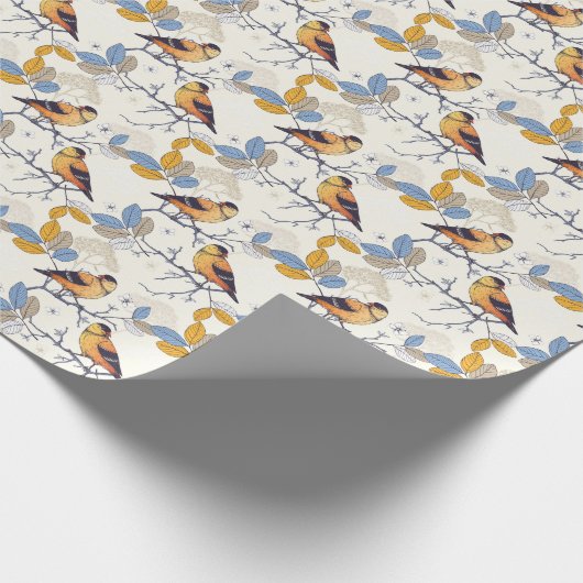 Papier Cadeau Orioles de Baltimore sur les branches (Coin)