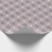 Papier Cadeau Ornate Mauve Tile Pattern Gift Wrap (Coin)
