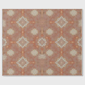 Papier Cadeau Ornate Winter Heirloom Christmas Pattern Wrapping  (Plat)