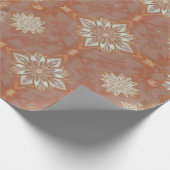 Papier Cadeau Ornate Winter Heirloom Christmas Pattern Wrapping  (Coin)