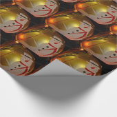 Papier Cadeau Ornement de neige givrée (Coin)