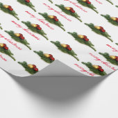 Papier Cadeau Ornement de Noël (Coin)