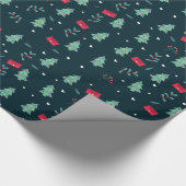Papier Cadeau Ornement de Noël Décoratif (Coin)