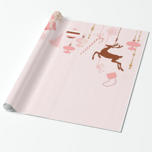 Papier Cadeau Ornement de Noël décoratif