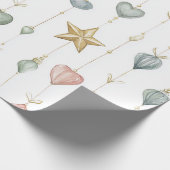 Papier Cadeau Ornement de pendage subtil (Coin)