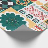 Papier Cadeau Ornement, disposition géométrique des éléments, c (Coin)