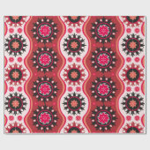 Papier Cadeau Ornement oriental traditionnel sans soudure (Plat)