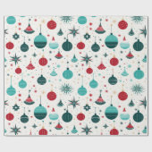 Papier Cadeau Ornement rétro (Plat)