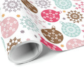 Papier Cadeau Ornements (Coin rond)