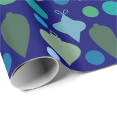 Papier Cadeau Ornements (Coin rond)