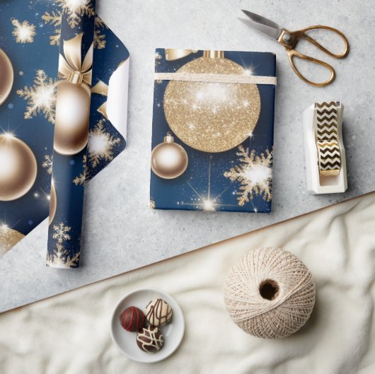 Papier Cadeau Ornements de Glitterie (Artisanat)