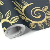 Papier Cadeau Ornements de luxe 39 (Coin rond)