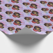 Papier Cadeau Ornements de Noël (Coin)