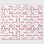 Papier Cadeau Ornements de vacances (Plat)