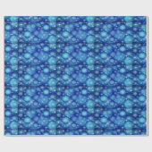 Papier Cadeau Ornements décoratifs de Noël avec neige (Plat)