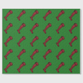 Papier Cadeau Ornements vintages (Plat)