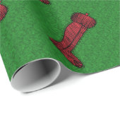 Papier Cadeau Ornements vintages (Coin rond)