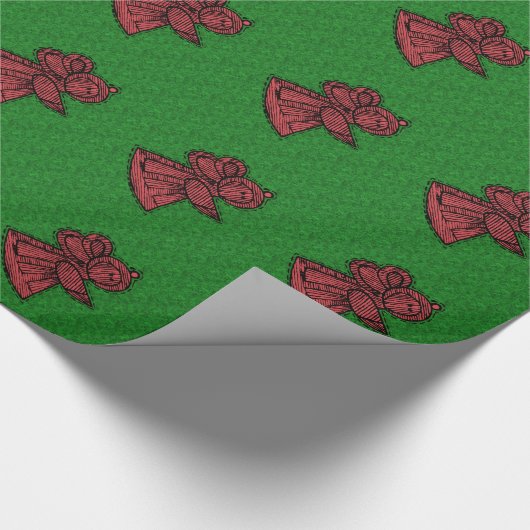 Papier Cadeau Ornements vintages (Coin)