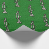 Papier Cadeau Ornements vintages (Coin)