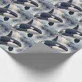 Papier Cadeau Orque Vagues orageuses (Coin)