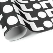 Papier Cadeau ORZ Emoticon Kaomoji Emoji (Coin rond)