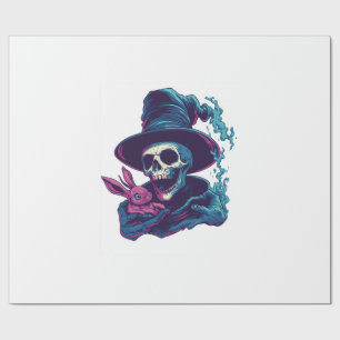 Papier Cadeau Os Abra-Cadabra � Crâne Magique Drôle