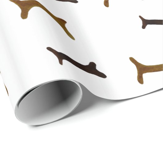 Papier Cadeau Os de chien (Coin rond)