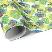 Papier Cadeau Oscar le Groupement | Motif tropical (Coin rond)