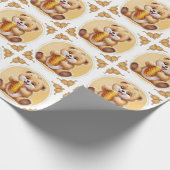 Papier Cadeau oso comiendo miel (Coin)