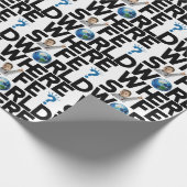 Papier Cadeau Où est le monde en sécurité ? Nous voulons la libe (Coin)