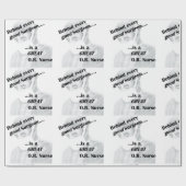 Papier Cadeau OU infirmière (Plat)