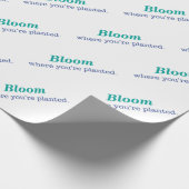 Papier Cadeau Où vous êtes planté (Coin)