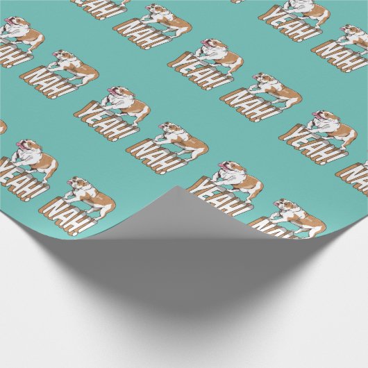 Papier Cadeau Ouais, Nah ! Bulldogs (Coin)