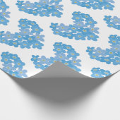 Papier Cadeau Oublie-moi pas (Coin)