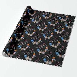 Papier Cadeau Oublie Princesse - Astrophysicienne