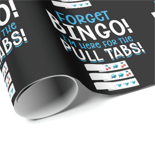 Papier Cadeau Oublier Bingo Lucky Pull Onglet (Coin rond)