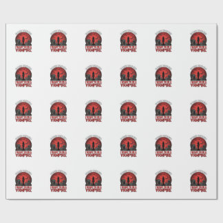 Papier Cadeau Oublier Princesse Veut être Vampire Halloween_1