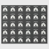 Papier Cadeau Oubliez Le Bonbon Donne-Moi Un Chat Halloween Éffr (Plat)